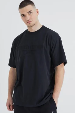 Tall Slim Embroidered Limited Edition T-shirt | UK^boohooMAN New