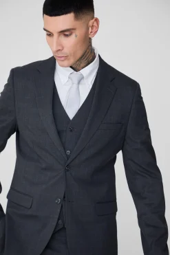 boohooMAN Tall Slim Fit Check Suit In | UK| Sets & Co-Ords