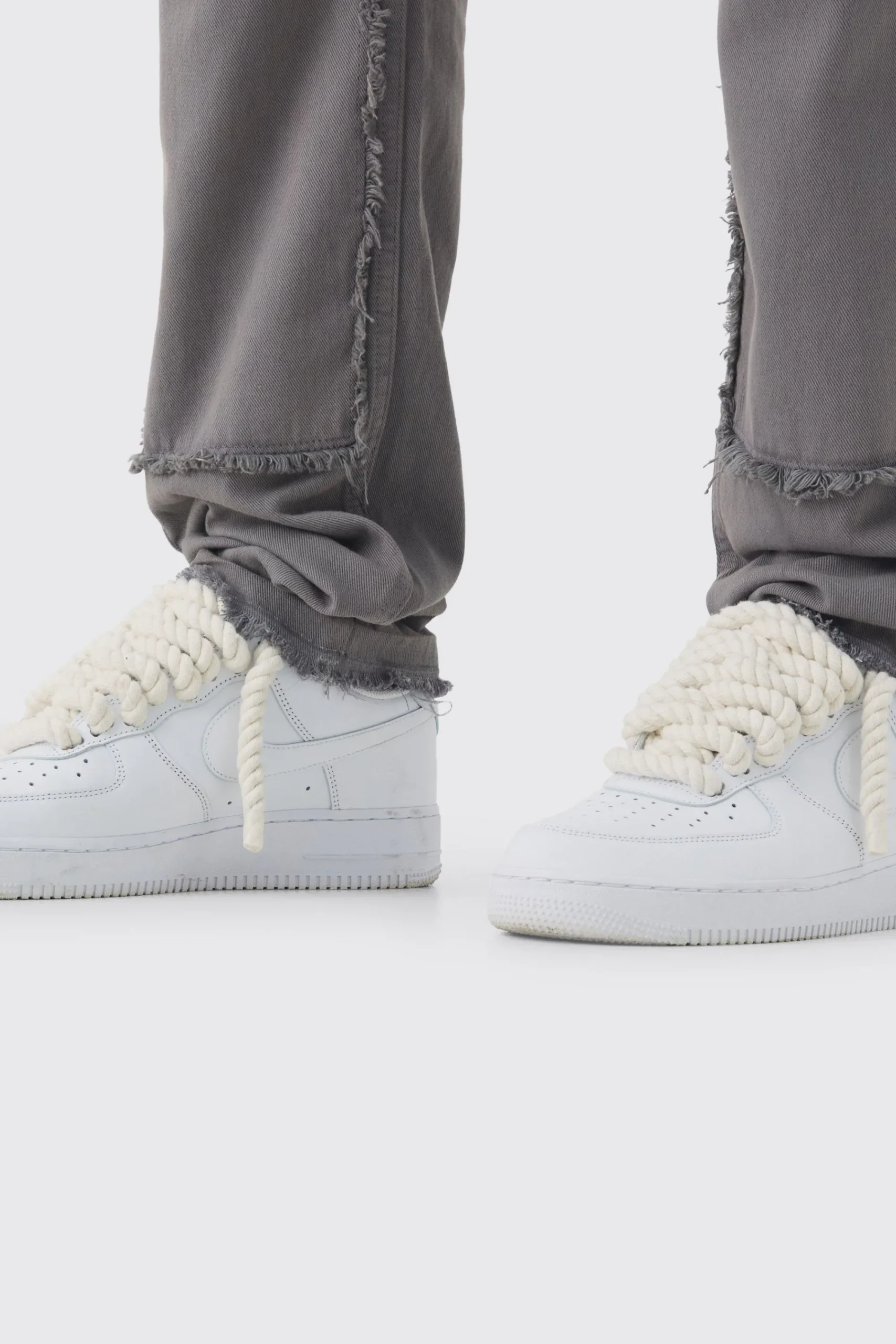 boohooMAN Tall Slim Leg Overdyed Carpenter Trouser In | UK| Trousers