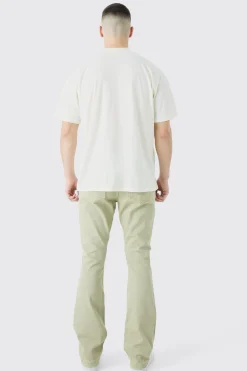 boohooMAN Tall Slim Rigid Flare Gusset Detail Jeans | UK| Jeans