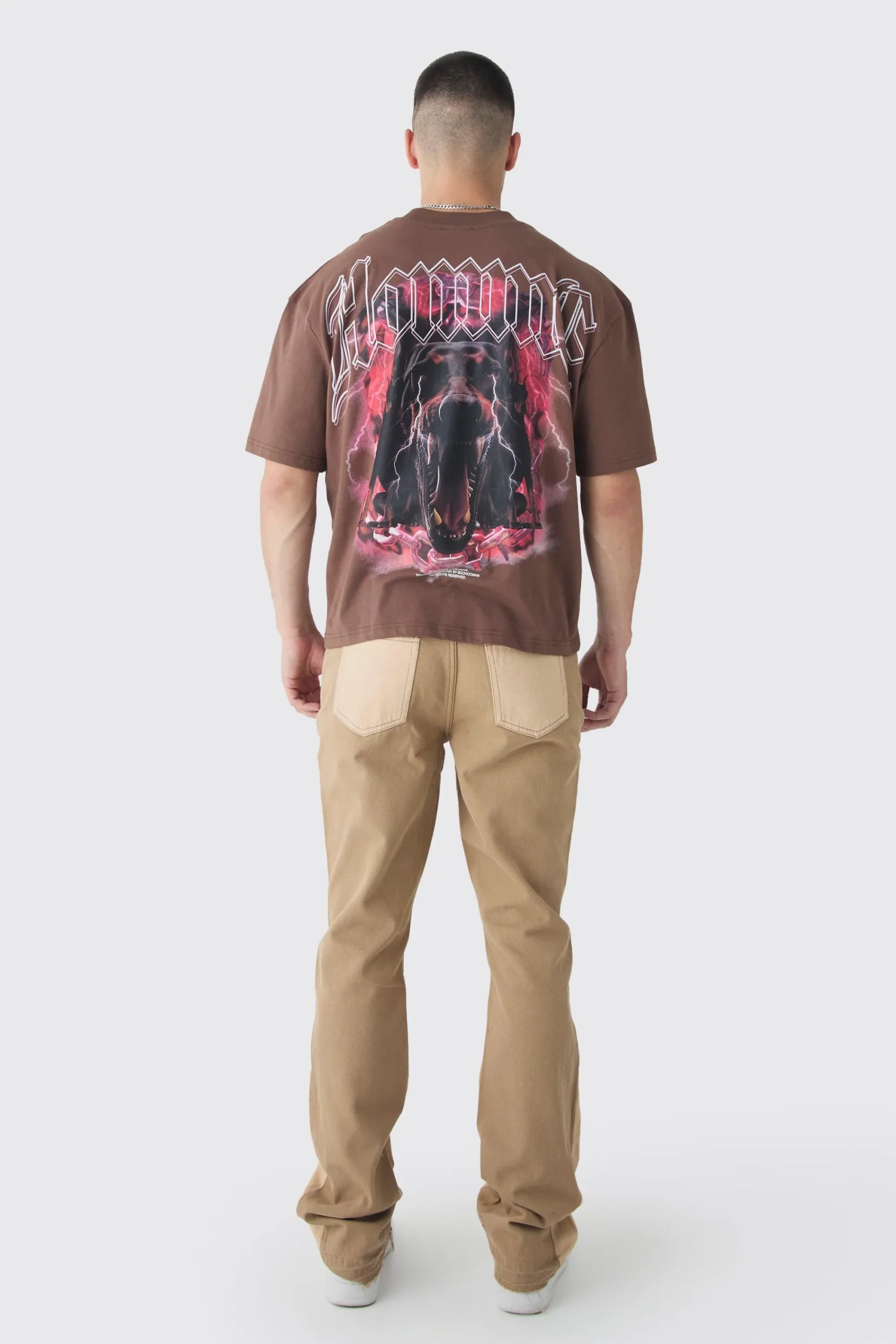 boohooMAN Tall Slim Rigid Flare Overdye Carpenter Jeans | UK| Trousers|Jeans