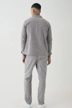 boohooMAN Tall Smart Shirt Set In | UK| Shirts|Sets & Co-Ords