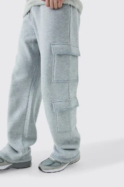 boohooMAN Tall Straight Leg Top Stitch Cargo Jogger | UK| Trousers|Joggers