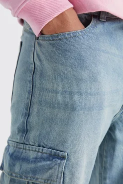 boohooMAN Tall Straight Rigid Cargo Jeans | UK| Trousers|Jeans