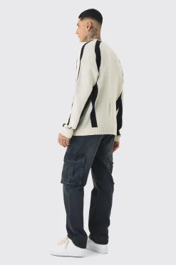 boohooMAN Tall Straight Rigid Cargo Jeans | UK| Trousers|Jeans