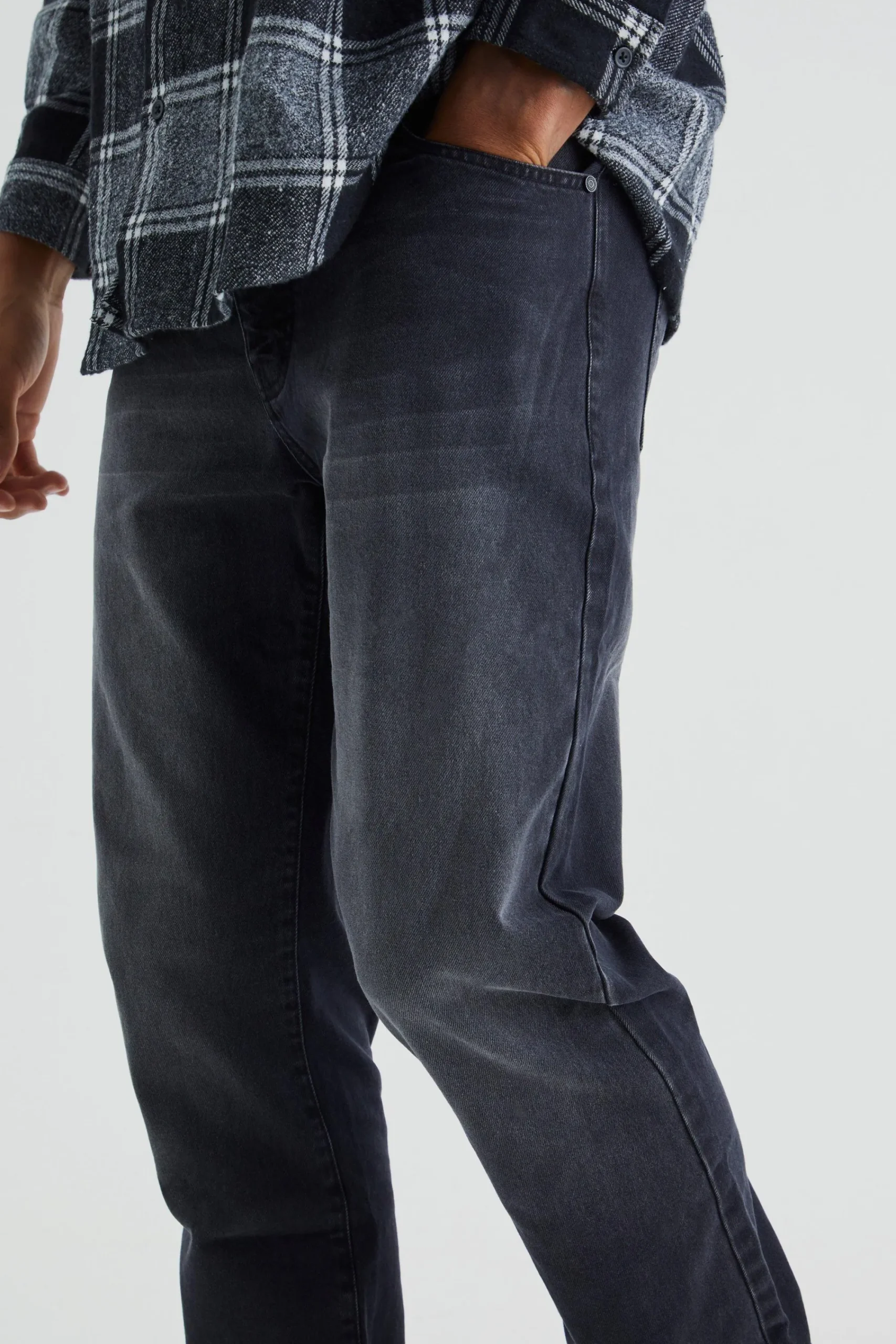 boohooMAN Tall Straight Rigid Jean | UK| Trousers|Jeans