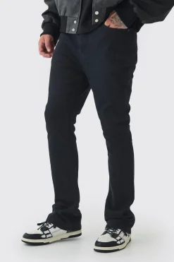 boohooMAN Tall Stretch Denim Flared Jeans | UK| Trousers|Jeans
