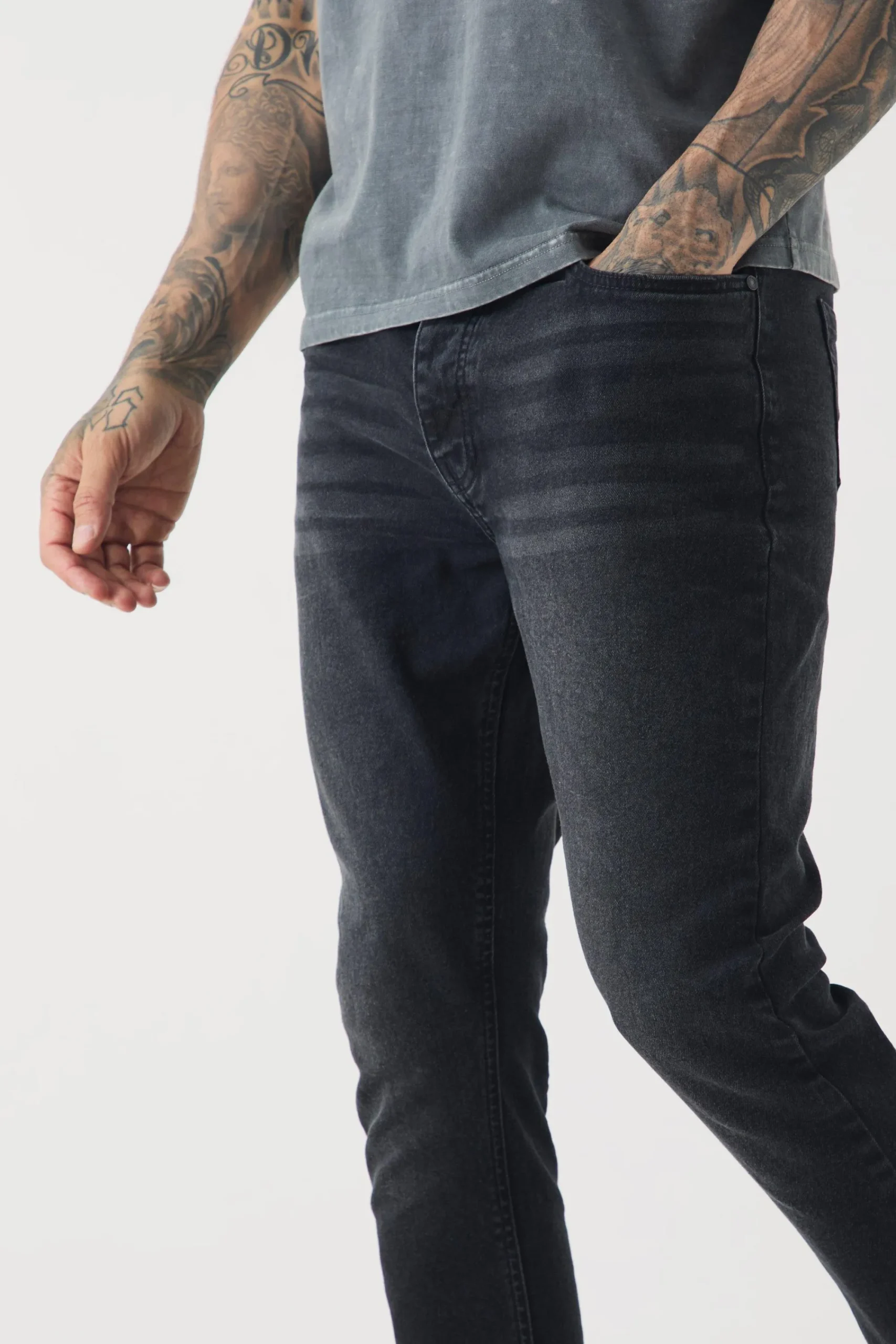 boohooMAN Tall Stretch Skinny Fit Jeans | UK| Trousers|Jeans