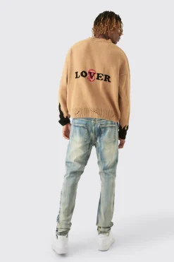 boohooMAN Tall Stretch Skinny Rip And Repair Jean | UK| Jeans