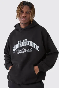boohooMAN Tall Studio Homme Oversized Hoodie | UK| Hoodies & Sweatshirts