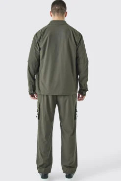 boohooMAN Tall Technical Stretch Harrington Utility Jacket | UK| Coats & Jackets