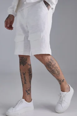 boohooMAN Tall Textured Jacquard Smart Jacket And Short Set | UK| Sets & Co-Ords