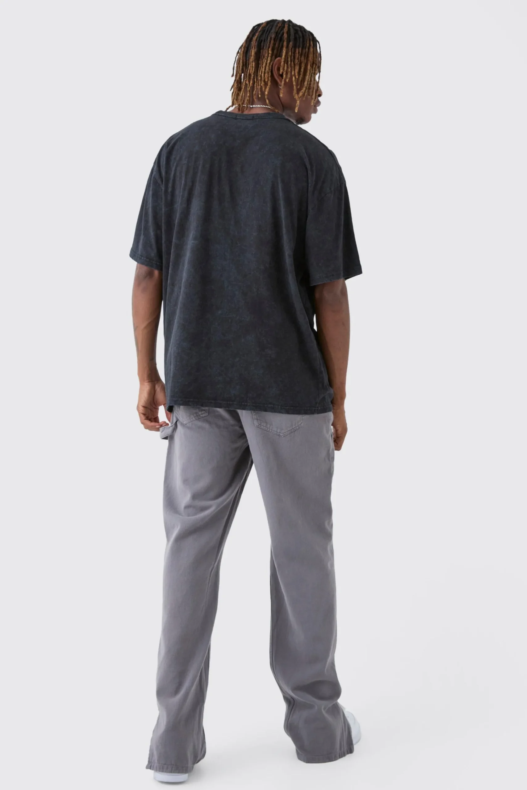 Tall Washed Floral Embroidered T-Shirt | UK^boohooMAN Sale