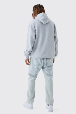 boohooMAN Tall Western Varsity Oversized Hoodie | UK| Hoodies & Sweatshirts