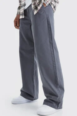 boohooMAN Tall Wide Fit Chino Trouser | UK| Trousers