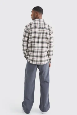 boohooMAN Tall Wide Fit Chino Trouser | UK| Trousers