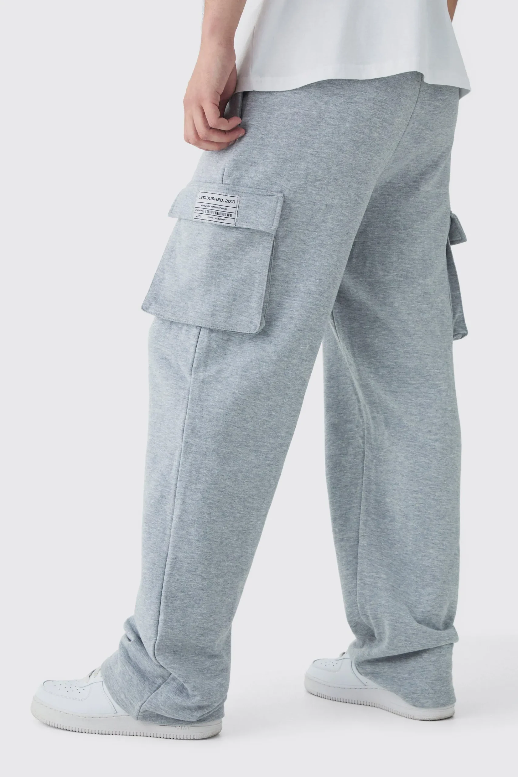 boohooMAN Tall Woven Tab Relaxed Fit Cargo Joggers | UK| Trousers|Joggers