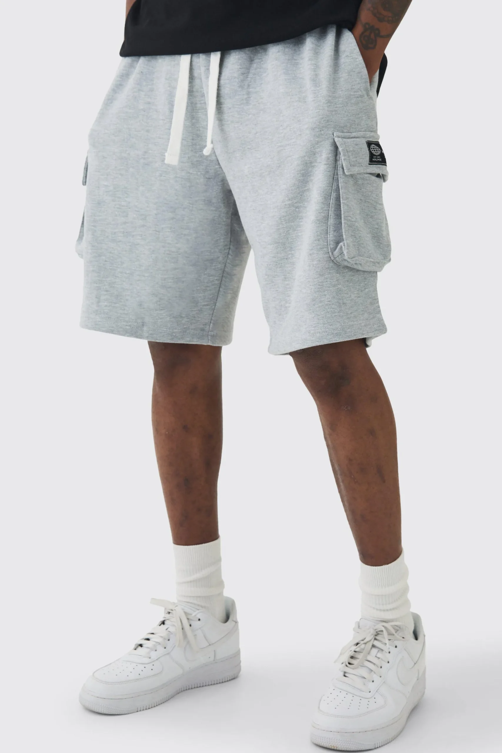 boohooMAN Tall Woven Tab Relaxed Fit Cargo Shorts | UK| Shorts