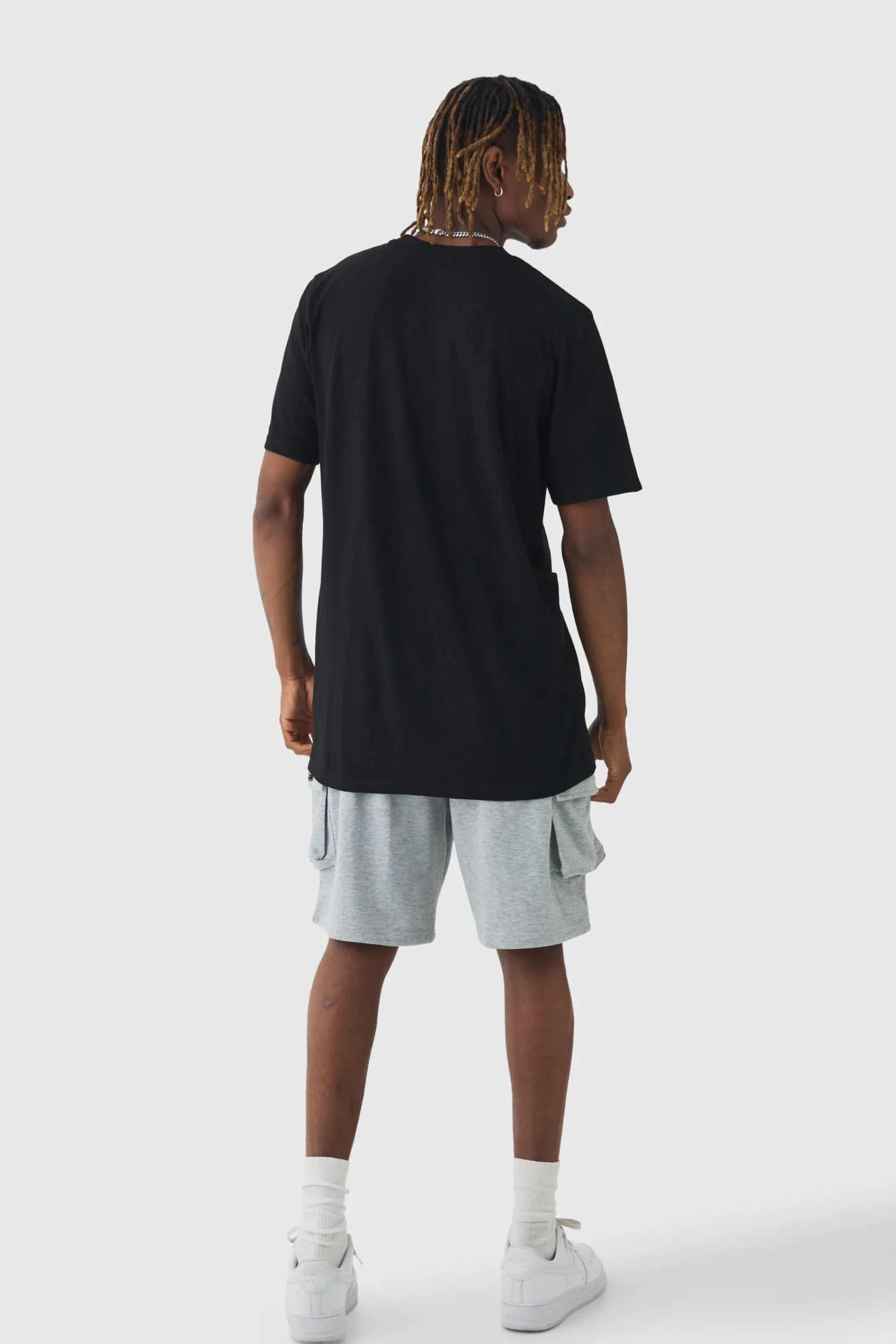 boohooMAN Tall Woven Tab Relaxed Fit Cargo Shorts | UK| Shorts