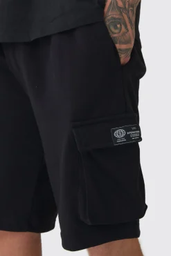 boohooMAN Tall Woven Tab Relaxed Fit Cargo Shorts | UK| Shorts
