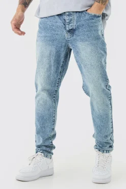 boohooMAN Tapered Fit Rigid Jeans | UK| Trousers|Jeans