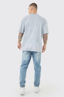 boohooMAN Tapered Fit Rigid Jeans | UK| Trousers|Jeans
