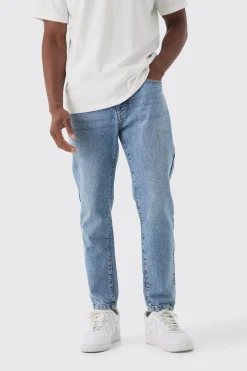 boohooMAN Tapered Fit Rigid Jeans | UK| Trousers|Jeans