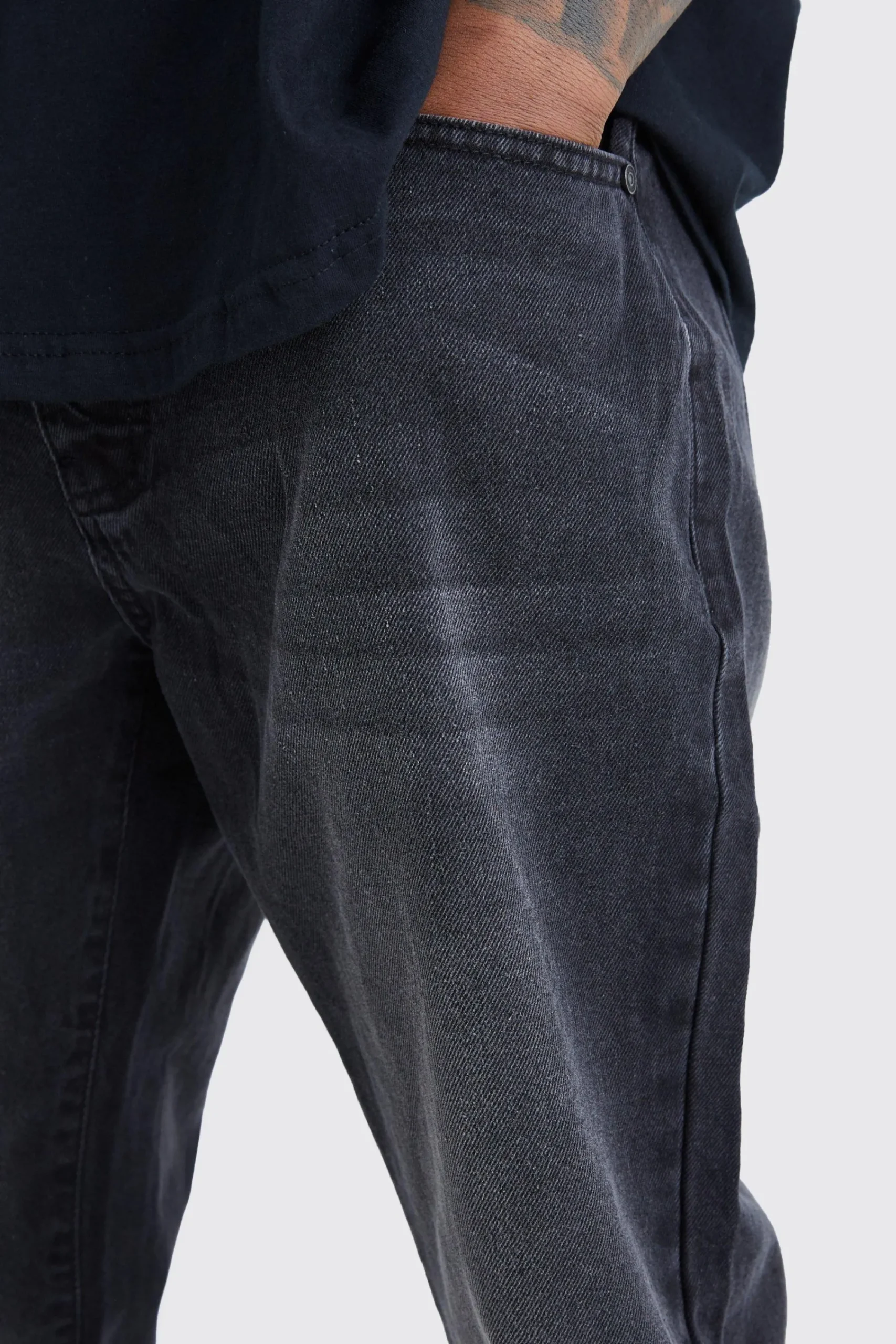 boohooMAN Tapered Rigid Jean | UK| Trousers|Jeans