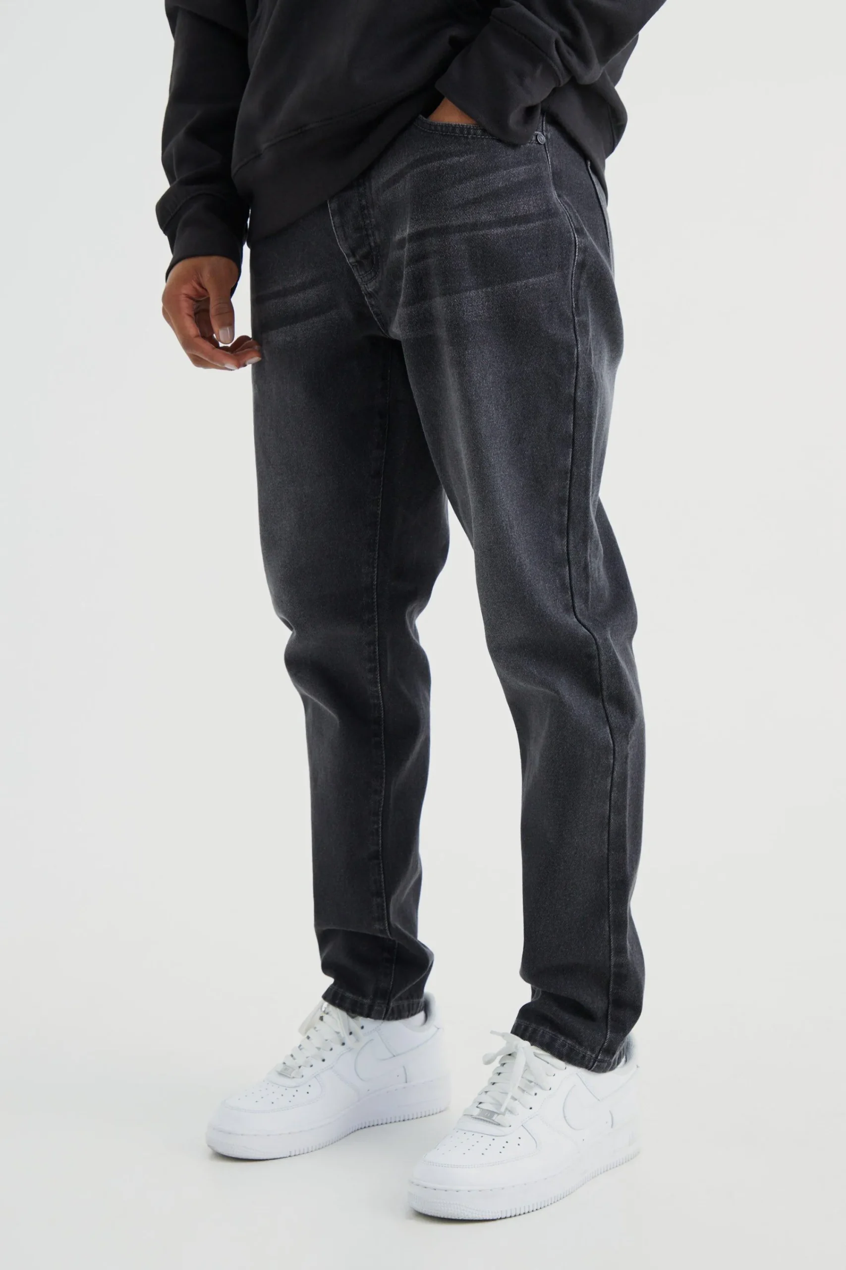 boohooMAN Tapered Rigid Jean | UK| Trousers|Jeans
