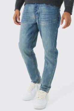 boohooMAN Tapered Rigid Jean In | UK| Trousers|Jeans