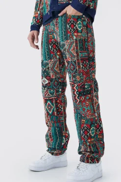 boohooMAN Tapestry Denim Jacket And Jeans Set | UK| Sets & Co-Ords