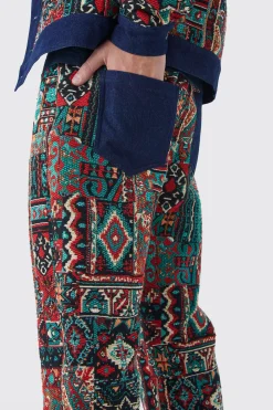 boohooMAN Tapestry Denim Jacket And Jeans Set | UK| Sets & Co-Ords