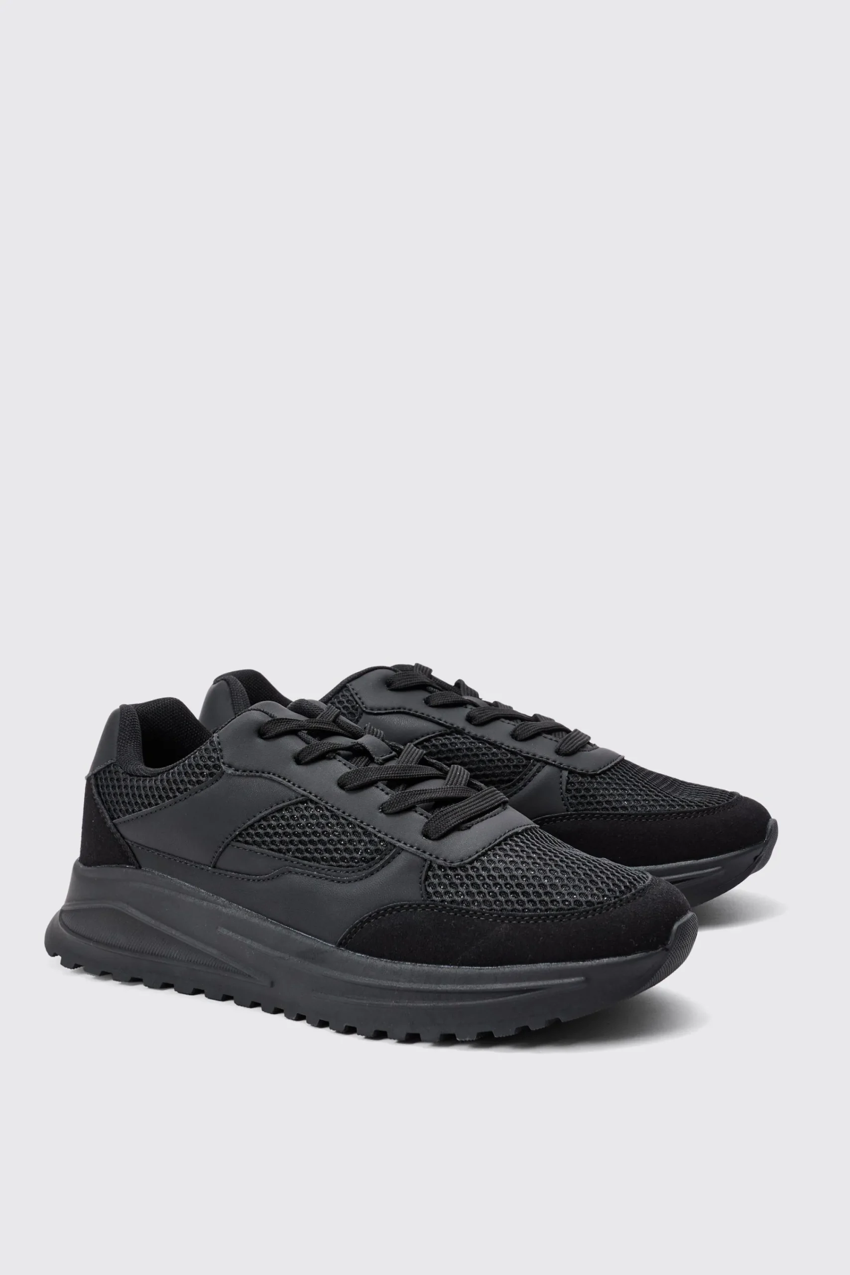 boohooMAN Tech Mesh Runner Trainer | UK| Trainers & Hi-Tops