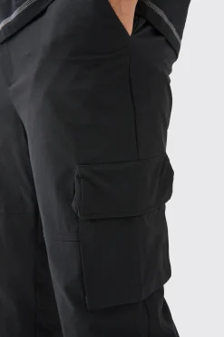 boohooMAN Technical Stretch 3d Cargo Pocket Trousers | UK| Trousers|Cargos