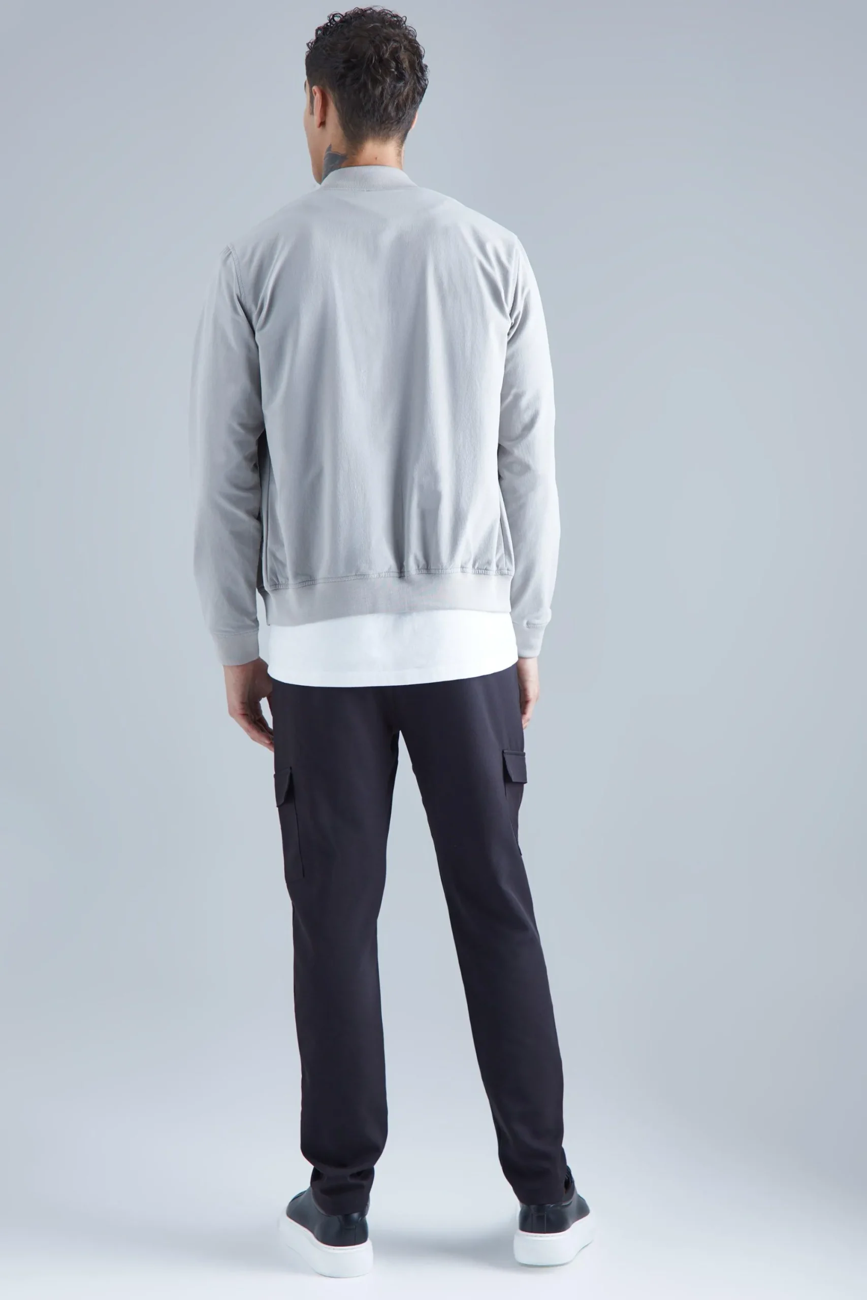 boohooMAN Technical Stretch Smart Bomber | UK| Coats & Jackets