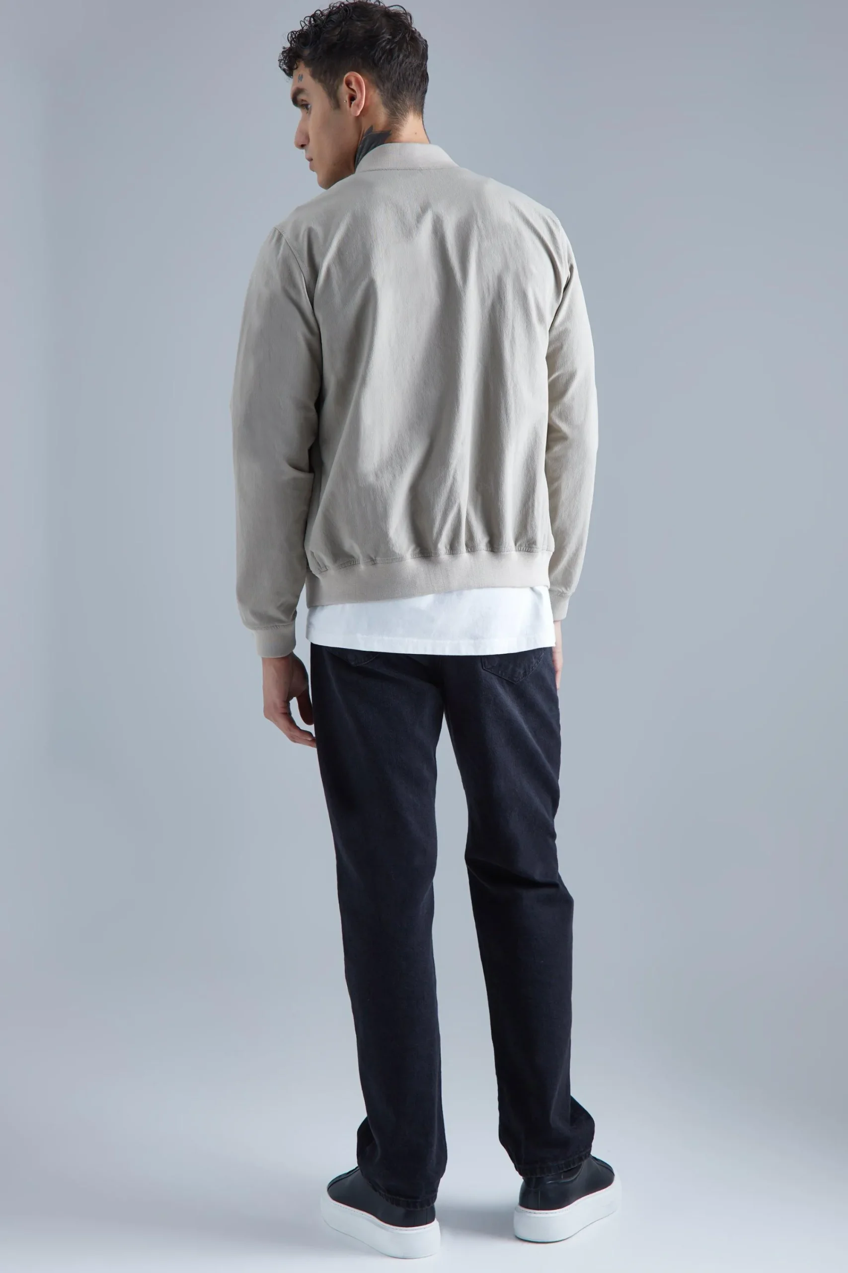 boohooMAN Technical Stretch Smart Bomber | UK| Coats & Jackets