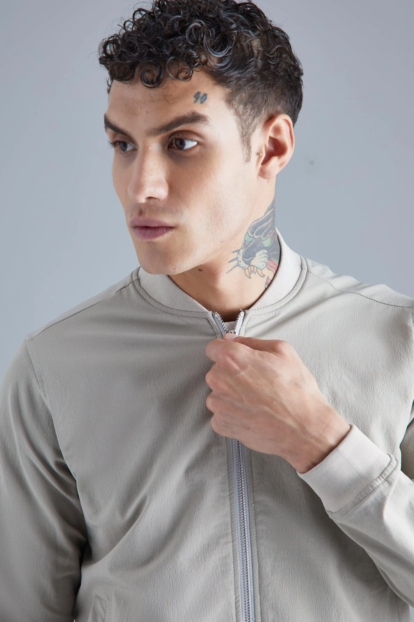 boohooMAN Technical Stretch Smart Bomber | UK| Coats & Jackets
