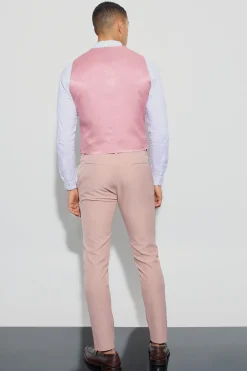 boohooMAN Textu Double Breasted Waistcoat | UK| Suits & Tailoring