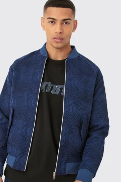 boohooMAN Textured Regular Fit Tailored Bomber Jacket | UK| Suits & Tailoring