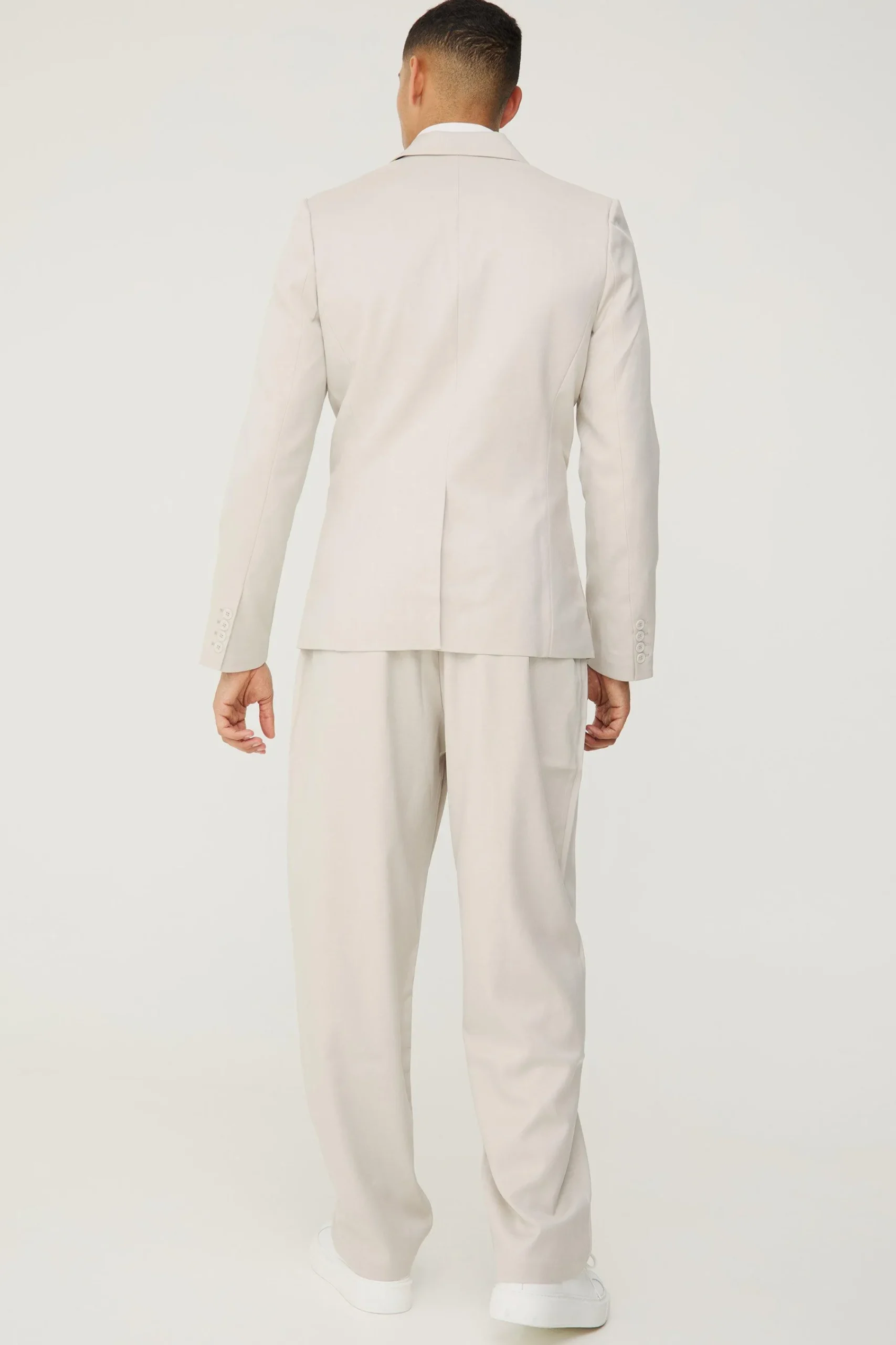 boohooMAN Textured Relaxed Fit Trousers | UK| Suits & Tailoring