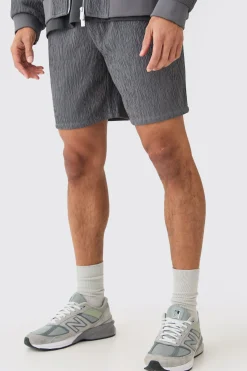 boohooMAN Textured Satin Elasticated Waist Shorts | UK| Shorts