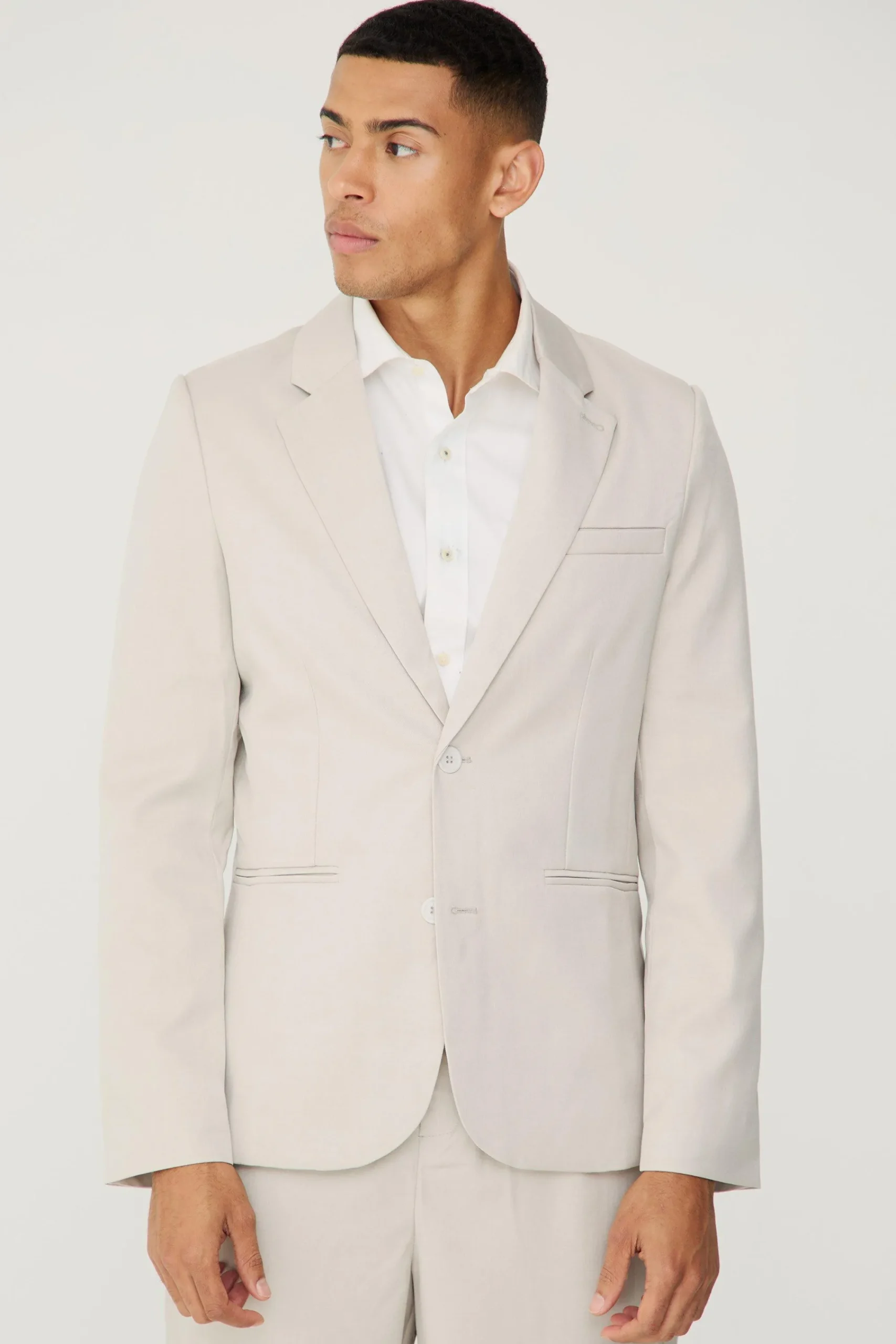 boohooMAN Textured Skinny Single Breasted Suit Jacket | UK| Suits & Tailoring