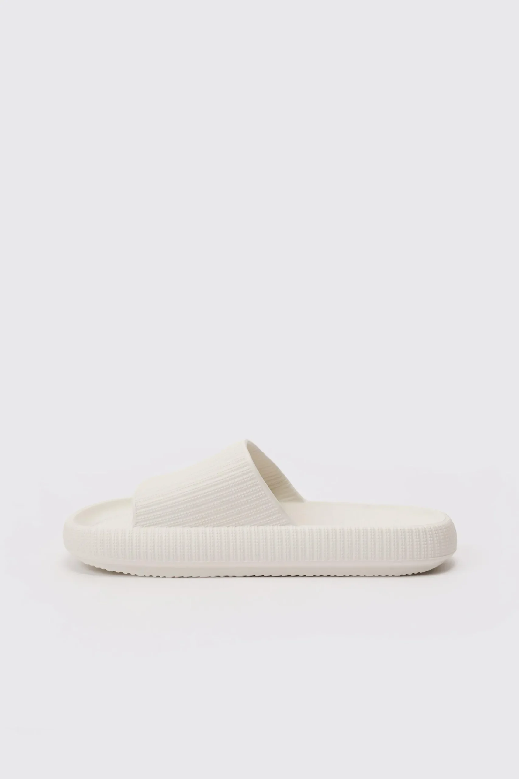 boohooMAN Textured Slider In | UK| Sliders & Slippers