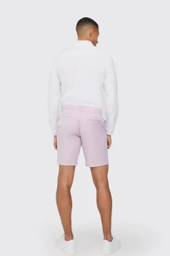 boohooMAN Textured Slim Fit Suit Shorts | UK| Suits & Tailoring|Shorts