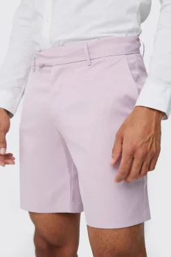 boohooMAN Textured Slim Fit Suit Shorts | UK| Suits & Tailoring|Shorts
