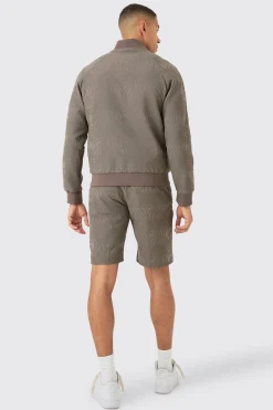 boohooMAN Textured Straight Fit Pintuck Tailored Shorts | UK| Suits & Tailoring