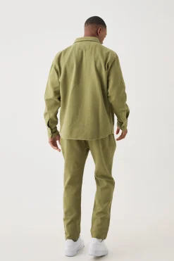 boohooMAN Textured Straight Fit Set | UK| Sets & Co-Ords