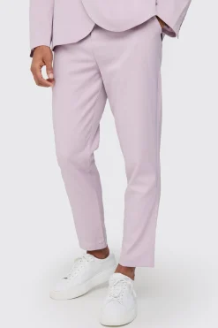 boohooMAN Textured Tapered Fit Suit Trousers | UK| Suits & Tailoring