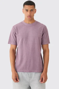 Textured Washed T-shirt | UK^boohooMAN Hot