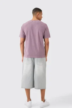 Textured Washed T-shirt | UK^boohooMAN Hot